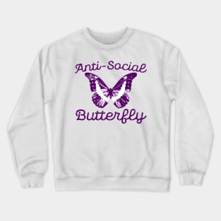 Anti-Social Butterfly Crewneck Sweatshirt